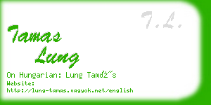 tamas lung business card